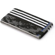 06-1345120BK [adidas マーブルライン 15cm×110cm タオルマフラー ブラック]