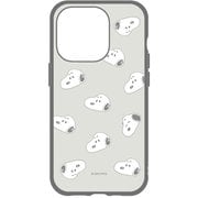 SNGG-04C [iPhone 15 Pro IIIIfitケース 総柄 ピーナッツ]