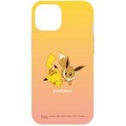 POKE-864A [iPhone 15/14 ソフトケース ピカチュウ＆イーブイ]