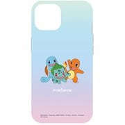 POKE-864B [iPhone 15 ソフトケース フシギダネ＆ヒトカゲ＆ゼニ]