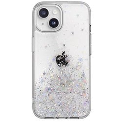 SE_IONCSPTSF_TR [iPhone 15 対応 ケース キラキラ グリッター ラメ かわいい スマホケース 耐衝撃 米軍 MIL規格 クリア 大人可愛い キラキラケース StarField トランスパレント]