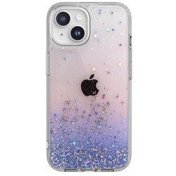 SE_IONCSPTSF_TW [iPhone 15 対応 ケース キラキラ グリッター ラメ かわいい スマホケース 耐衝撃 米軍 MIL規格 クリア 大人可愛い キラキラケース StarField トワイライト]