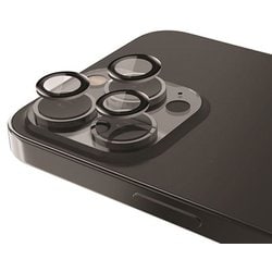 RT_IOUSPALAM_CL [iPhone 15 Pro/15 Pro Max 対応 カメラ保護フィルム 指紋 傷 防止 カメラ保護カバー 高透過率 9H 強化ガラス Armour クリア]