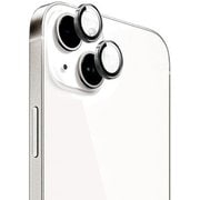 RT_IODSPALAM_CL [iPhone 15/15 Plus 対応 カメラ保護フィルム 指紋 傷 防止 カメラ保護カバー 高透過率 9H 強化ガラス Armour クリア]