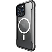RT_IOGCSAPSA_BK [iPhone 15 Pro Max 対応 ケース Magsafe 対応 耐衝撃 米軍 MIL規格 クリア スマホケース 衝撃吸収 傷 保護 薄型 アルミ フレーム Shield MagSafe ブラック]