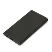 PG-23AGF05BK [iPhone 15 用 ガラスフリップケース スクエアデザイン ブラック]