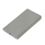 PG-23AGF08GY [iPhone 15 用 ガラスフリップケース スクエアデザイン グレー]
