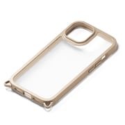 PG-23APT02BE [iPhone 15 用 クリアタフケース ベージュ]