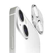 PG-23ACLG04SV [iPhone 15/iPhone 15 Plus用 カメラフルプロテクター クリア/シルバー]