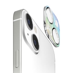 PG-23ACLG07SV [iPhone 15/iPhone 15 Plus用 カメラフルプロテクター オーロラ/シルバー]