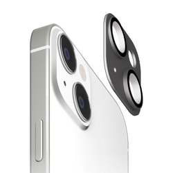 PG-23ACLG09BK [iPhone 15/iPhone 15 Plus用 カメラフルプロテクター アルミ/ブラック]