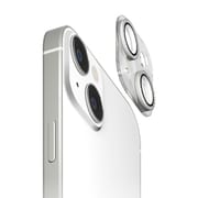 PG-23ACLG12SV [iPhone 15/iPhone 15 Plus用 カメラフルプロテクター ラメシルバー]