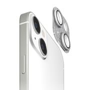 PG-23ACLG15SV [iPhone 15/iPhone 15 Plus用 カメラフルプロテクター グリッター/ラメシルバー]