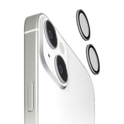 PG-23ACLG23BK [iPhone 15/iPhone 15 Plus用 カメラレンズプロテクター ブラック]