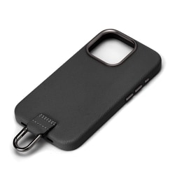 PG-23BPU01BK [iPhone 15 Pro用 PUレザーケース ブラック]