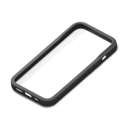 PG-23BBP01BK [iPhone 15 Pro用 ソフトバンパー ブラック]