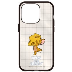 TMJ-196B [iPhone 15 Pro用 IIIIfit Clear ケース（イーフィット クリアケース） トムとジェリー ジェリー]