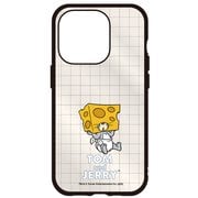 TMJ-196C [iPhone 15 Pro用 IIIIfit Clear ケース（イーフィット クリアケース） トムとジェリー タフィー]