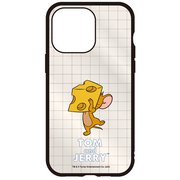 TMJ-198A [iPhone 15 Pro Max用 IIIIfit Clear ケース（イーフィット クリアケース） トムとジェリー ジェリー]
