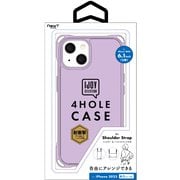i37FiJS03 [4ホールケース iPhone 15 パープル]