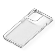 PG-23BTP03CL [iPhone 15 Pro用 ソフトケース スクエアデザイン クリア]