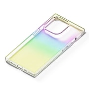 PG-23BTP04AR [iPhone 15 Pro用 ソフトケース スクエアデザイン オーロラ]