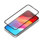 PG-23BGLG03BL [iPhone 15 Pro用 ガイドフレーム付 液晶全面保護ガラス 2度強化/ゴリラガラス ブルーライト低減/光沢]