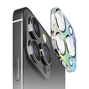 PG-23BCLG06AR [iPhone 15 Pro/iPhone 15 Pro Max用 カメラフルプロテクター オーロラ/ブラック]