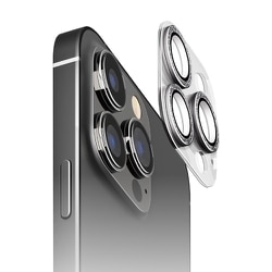 PG-23BCLG11BK [iPhone 15 Pro/iPhone 15 Pro Max用 カメラフルプロテクター ラメブラック]