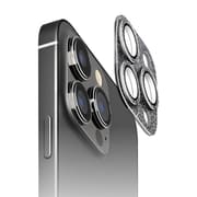 PG-23BCLG14BK [iPhone 15 Pro/iPhone 15 Pro Max用 カメラフルプロテクター グリッター/ラメブラック]