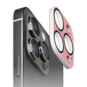 PG-23BCLG21PK [iPhone 15 Pro/iPhone 15 Pro Max用 カメラフルプロテクター PVCレザー/ダスティピンク]