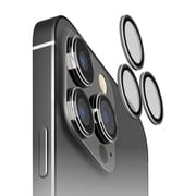 PG-23BCLG23BK [iPhone 15 Pro/iPhone 15 Pro Max用 カメラレンズプロテクター ブラック]
