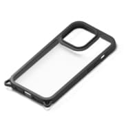 PG-23DPT01BK [iPhone 15 Pro Max用 クリアタフケース ブラック]