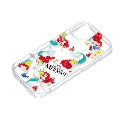 PG-D23APT11ARL [iPhone 15 用 クリアハイブリッドケース アリエル]