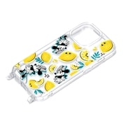 PG-D23BPT16MNE [iPhone 15 Pro用 ショルダーストラップホール付クリアハイブリッドケース ミニーマウス]