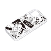 PG-D23CPT02MKY [iPhone 15 Plus 用 クリアハイブリッドケース 蒸気船ウィリー]