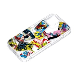 PG-D23CPT21MVL [iPhone 15 Plus 用 クリアハイブリッドケース マーベル]