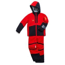 ジュニアスーツ JUNIOR SUIT RES76400 RED×BLK(055009) 140サイズ [スキーウェア 上下セット ジュニア]