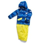 トドラスーツ TODDLER SUIT RES56003 ネイビー×レモン(685L263) 100サイズ [スキーウェア 上下セット ジュニア]