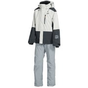 メンズスーツ MEN'S SUIT ONS96520 オフホワイト×グレー(260004) Lサイズ [スキーウェア 上下セット メンズ]