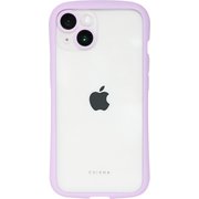 iP23-61-CHC04 [iPhone 15専用 背面型ケース Chrome-CLEAR Lavender]