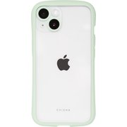 iP23-61-CHC09 [iPhone 15専用 背面型ケース Chrome-CLEAR Pistachio]