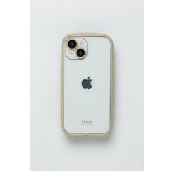 iP23-61-IS04 [iPhone 15/14用 背面型ケース i.Style Beige]