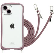 iP23-61-ICSH05 [iPhone 15/14用 背面型ケース i.Color Cacao]