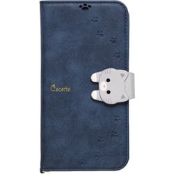 iP23-61-COT06 [iPhone 15/14/13用 手帳型ケース New Cocotte Navy]