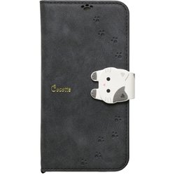 iP23-61-COT08 [iPhone 15/14/13用 手帳型ケース New Cocotte Black]