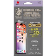 GI34-33F [液晶保護フィルム クリスタルアーマー 耐衝撃ガラス 0.33mm（Fusso同梱） for iPhone 15 Pro Max]
