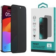 BDVSPA14-IP15L-PV [BK iPhone 15 Plus Van Full Screen Privacy Twice-Tempered Glass]