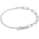 925 Sterling Silver ブレスレット 長さ：18.5cm Tバーの長さ：1.75cm B021-02H-SV