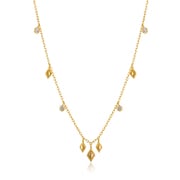 925 Sterling Silver キュービックジルコニアネックレス 長さ:40.5cm N016-03G-SV
